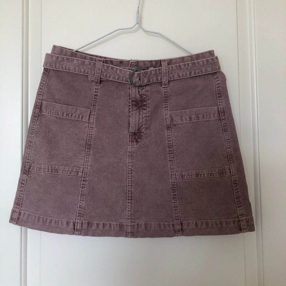 NWT american eagle lavender/purple denim mini skirt